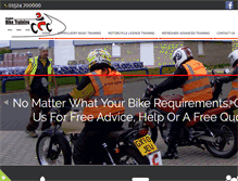 Tablet Screenshot of biketraininglancaster.co.uk